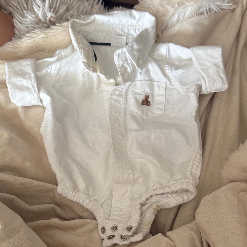 Baby gap Oxford polo onesie